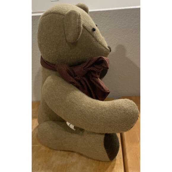 Vintage Real Bear Original Button Eyes Jointed Tan Large Teddy‎ 19 Inch - Picture 2 of 8